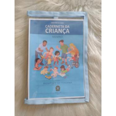 Imagem de Capa plástica para caderneta de vacinação padrão SUS - Espaço da Neide