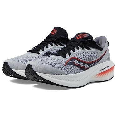 Imagem de Saucony Tênis masculino Triumph 21, Concreto/preto, 43