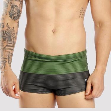 Imagem de Sunga Boxer Estampada Lycra Adulto Larga Praia Piscina - Vertsport, M,