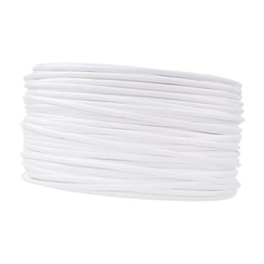 Imagem de WeiLaiKeQi Kit de reparo de vime de 120 pés, substituição de projetos de artesanato faça você mesmo, material de tecelagem para poltrona reclinável, Branco