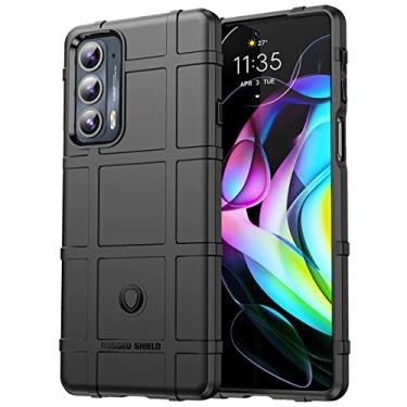 Imagem de Monwutong Capa de celular de ajuste fino para Motorola Moto Edge 20, capa resistente e durável com grau militar à prova de choque, testada contra quedas e capa de proteção de lente de câmera para Moto