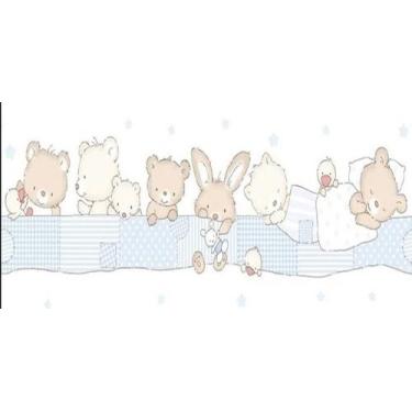 Imagem de Faixa de Parede Treboli Azul Balões 5901 - ICH