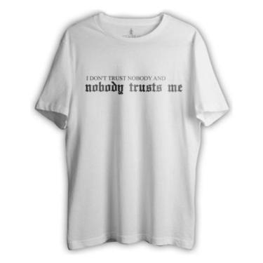 Imagem de Camisa Masculina Taylor Swift I Donit Trust Camiseta 100% Algodão - SE