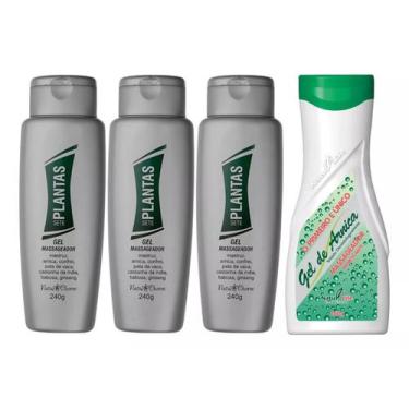 Imagem de Kit Alívio para Dores Musculares: 1 Gel de Arnica + 3 Gel Massageador 