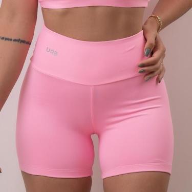 Imagem de Bermuda short feminina academia fitness esportiva com forro - urbativa