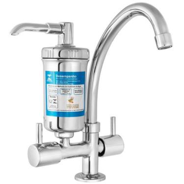 Imagem de Torneira Filtro Abs Bancada Cozinha Cromada 1/4 Volta - KELLY METAIS