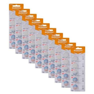 Imagem de Bateria Cr2032 Caixa Com 50 Unidades Alcalina Atacado - Alfacell