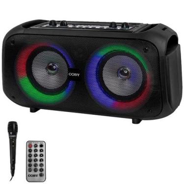 Imagem de Caixa de Som Coby CY3362-260 6.000 Watts P.M.P.O e USB Bivolt - Preta