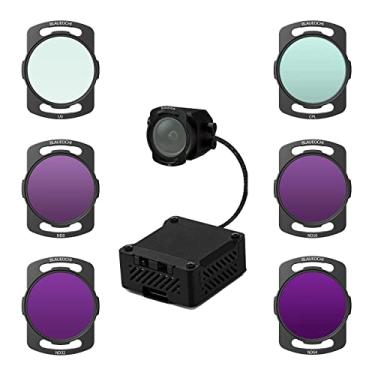 Imagem de BLAUEOCHI Conjunto de filtros ND para DJI O3 Air Unit/filtro AVATA, pacote com 6 UV/CPL/ND8/ND16/ND32/ND64 kit de filtros perfeitos para drones FPV DIY com lente DJI O3 - design de encaixe para uso seguro, não sai facilmente