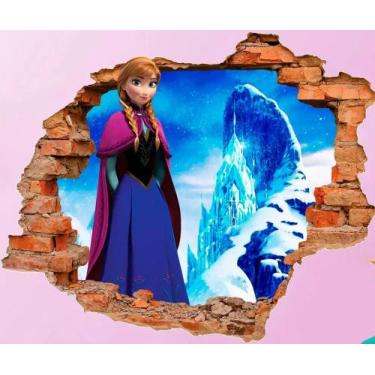 Imagem de Papel de Parede FROZEN - PRINCESA  85 x 85 cm - PGG Impressão Digital