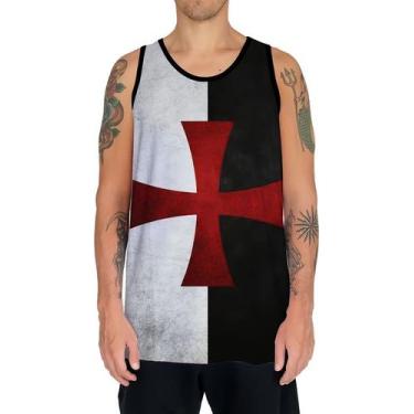Imagem de Camiseta Regata Cavaleiros Templários Cruzadas Armaduras 1 - Enjoy Sho