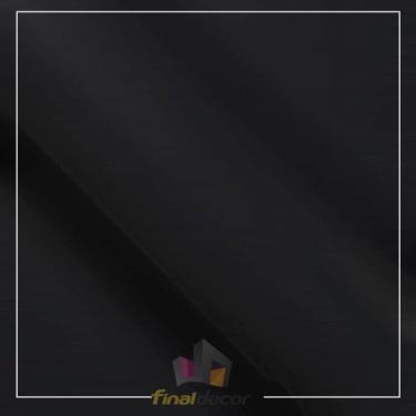 Imagem de Vinil Adesivo Envelopamento Preto Fosco 0,50 cm largura x 1,0 metro de