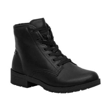 Imagem de Bota Baunilha Kids Cano Curto Fecho Cadarço | Pink Cats-Feminino