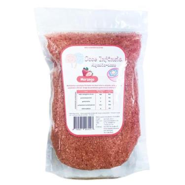 Imagem de Açúcar Cristal Colorido Amarelo c/ Sabor Abacaxi Natural - Doce Infânc
