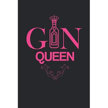 Imagem de Gin Queen: 6" x 9" 120 pages dotted Journal I 6x9 dot grid Notebook I Diary I Sketch I Journaling I Planner