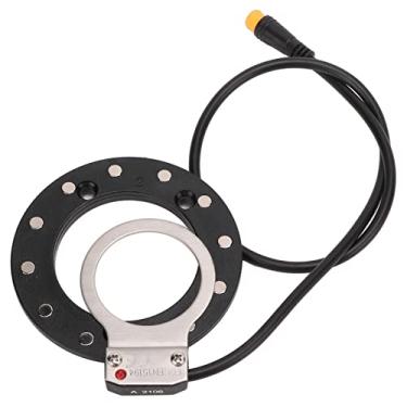 Imagem de Sensor de Assistência para Bicicleta Elétrica, Alta Sensibilidade, 12 ímãs, Sensor de Salão Duplo, Acessórios para Pedal de Bicicleta Elétrica (Orifício grande 2,4 x 3,7 x 5,7