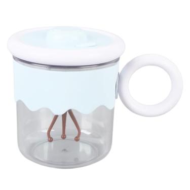 Imagem de Caneca de café Com Agitação Elétrica Leve, Caneca Com Agitação Automática de 400ML, Copo de Mistura Portátil Bonito Com Tampa, para Leite, Proteína, Cacau, Caneca de café (Azul)
