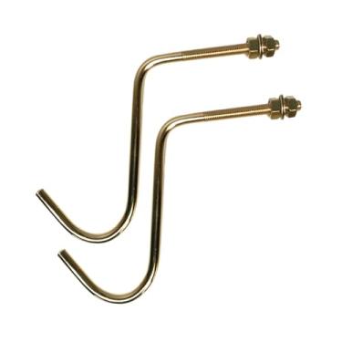 Imagem de Generic 2 ganchos para mesa de bilhar e sinuca, ganchos para taco, haste de ponte e rack de bola, ganchos para mesa de bilhar, Style B