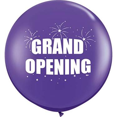 Imagem de Grand Opening Fireworks Balloon – Giant 36 Inches Latex (1 Count) For Event Use – Fill with Air or Helium (Purple)