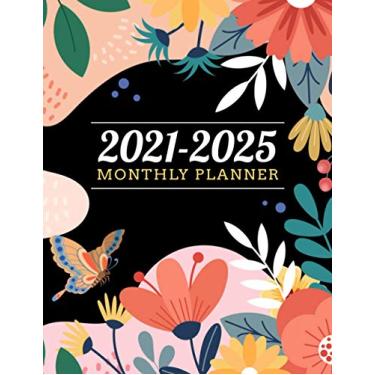 Imagem de 2021-2025 Monthly Planner: Monthly Planner and Calendar, 5 Year Monthly Appointment Notebook