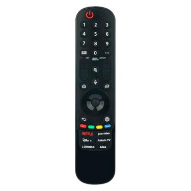 Imagem de MR23GA Controle remoto Voice Magic de substituição compatível com LG Smart TV 2023 2022 2021 modelo 42LX1QPUA 42LX3QPUA 43NANO75SQA 43NANO75UQA 43UQ7070ZUD 43UQ7070ZUM 43UQ7400PSS. F 43UQ. 7500PSF