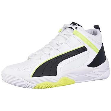 Imagem de PUMA Tênis feminino Rebound Future Evo Core, Puma Branco - puma - verde-limão claro, 10.5