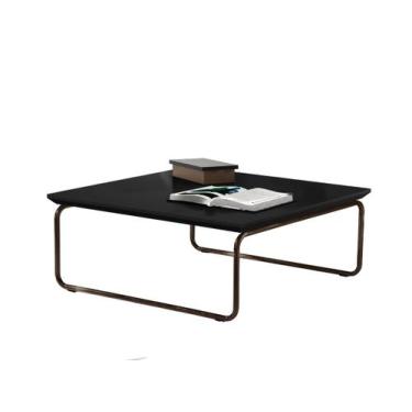 Imagem de Mesa de Centro Kairos Pé Café Bisart Decor - Larflex, Laca Preto