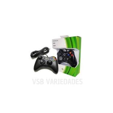 Imagem de Controle Compativel Video Game e PC Xbx Com Fio Para Video Game e PC/ 