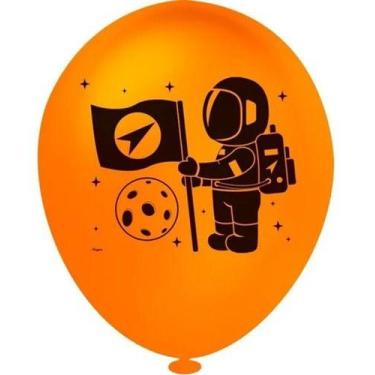 Imagem de Balão Festa Astronauta Espacial Planetas Bexiga 25unid. - Regina Festa