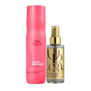 Imagem de Kit Wella Professionals Color Brilliance Sh 250ml + Oil Reflections 10