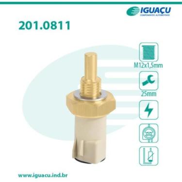 Imagem de Sensor de temperatura de água Volkswagen Santana 1991 a 1998 - IGUAÇU