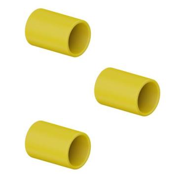 Imagem de 3 Luva Tigre PVC 3/4" Pressão Sem Rosca Antichama