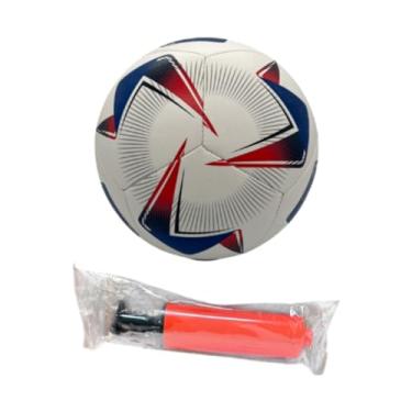 Imagem de Bola de futebol tamanho 5, treinamento de futebol de futebol de bola para treinamento ao ar livre, presentes, Branco