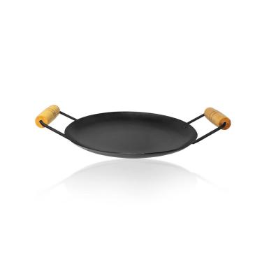 Imagem de Chapa Disco de Arado Redondo Lisa de 18,5 Cm de Aço Para Bife Mk