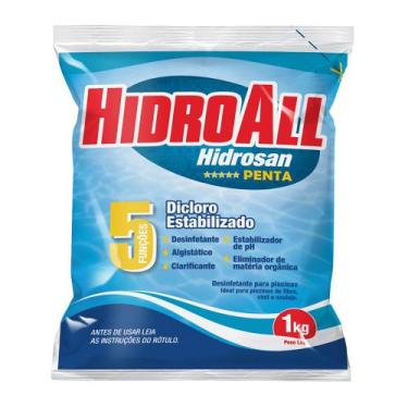 Imagem de Cloro hidrosan penta 1kg - HIDROALL
