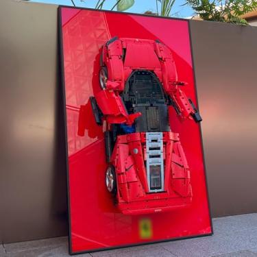 Imagem de JKZUZU Display Wallboard for Lego Technic Ferrari Daytona SP3 42143, Adult Collectibles, Car Wall Mount, Building Blocks, Great for Lego Lovers