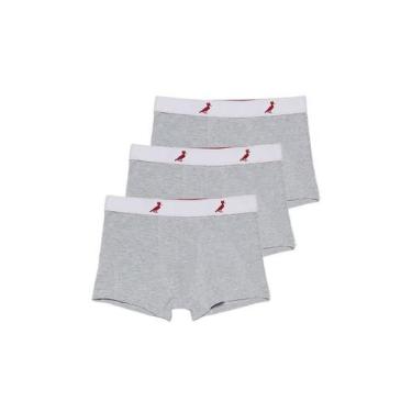 Imagem de Kit De Cueca Mini Boxer Cinza Reserva Mini, 12, Cinza