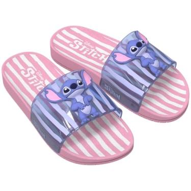 Imagem de Chinelo Infantil Menina Disney Mania Plus Stitch Grendene kids Rosa ou Azul (Rosa/Azul, BR, Criança de 4 a 8 anos, Numérico, 28)