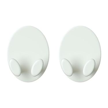 Imagem de Vaveren 2pcs Racket de tênis montado na parede Badminton Racket ganchos, Branco