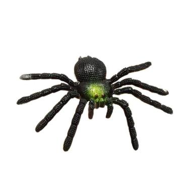 Imagem de Aranha Tarântula Preta E Verde De Borracha