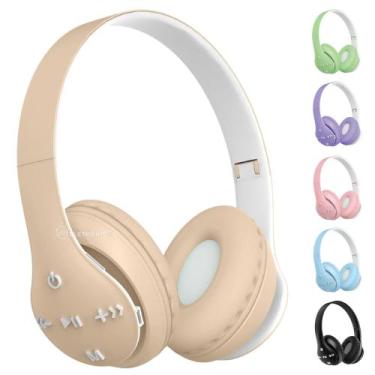 Imagem de Fone de Ouvido Bluetooth Som Estéreo, Design Dobrável e Função Mãos Li