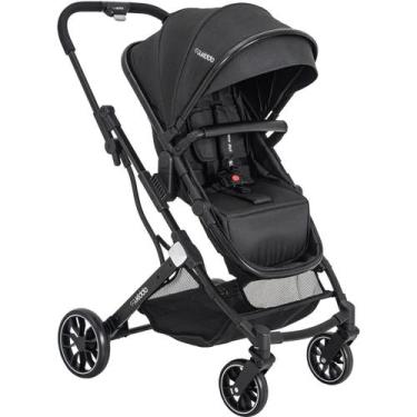 Imagem de Carrinho de Bebe Moises Compacto Passeio Kiddo Zig Zag Preto