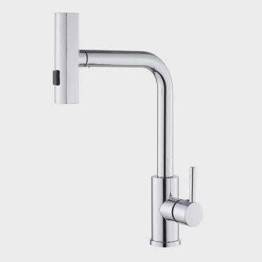 Imagem de Torneira Misturador Inox Cozinha, bancada com Articulador Linha Inox Cromada Grascan Cr...