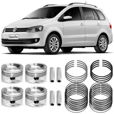 Imagem de Kit Pistão Anel std Fox Golf Spacefox 1.6 2008 a 2021 Flex Metal Leve SPA9298
