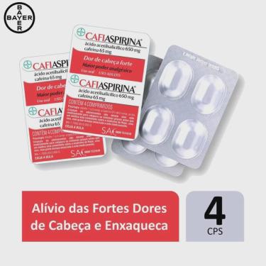 Imagem de Cafiaspirina com 4 comprimidos