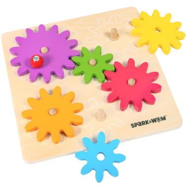 Imagem de Gear Puzzle spark & wow Spinny Gears para crianças com 6 marchas