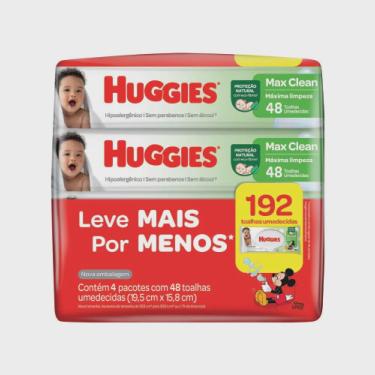 Imagem de Lenços Umedecidos Huggies Max Clean Leve 4 Pague 3