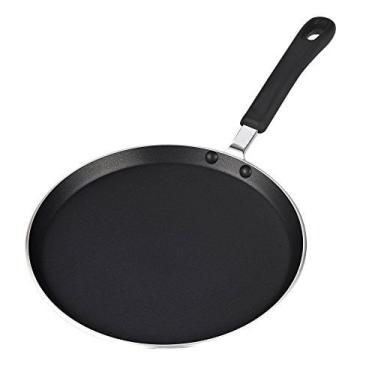 Imagem de Cook N Home 10,25 polegadas antiaderente heavy gauge Crepe Pancake Pan Griddle, 26cm, Preto
