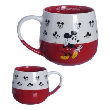 Imagem de Caneca Maggie Mickey Mouse Em Cerâmica 400ml Cor Vermelho