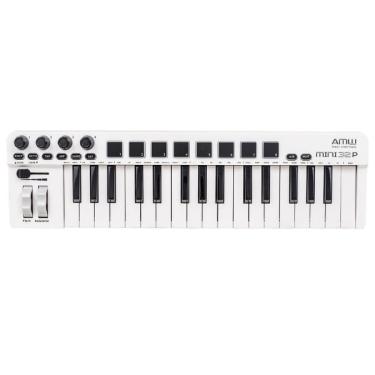 Imagem de Amw Mini 32 pad White Teclado Controlador Midi